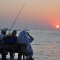 クシャダス、エーゲ海に沈む夕日の写真4